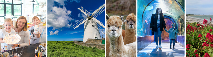 A selection of images of local attractions and things to do